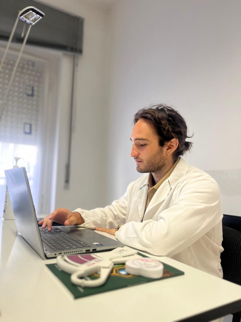 Samuele Graniero in studio